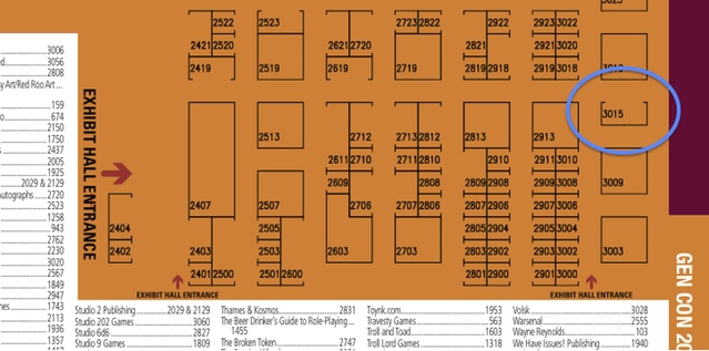 7thsea2e map gencon 2016 directions john wick presents